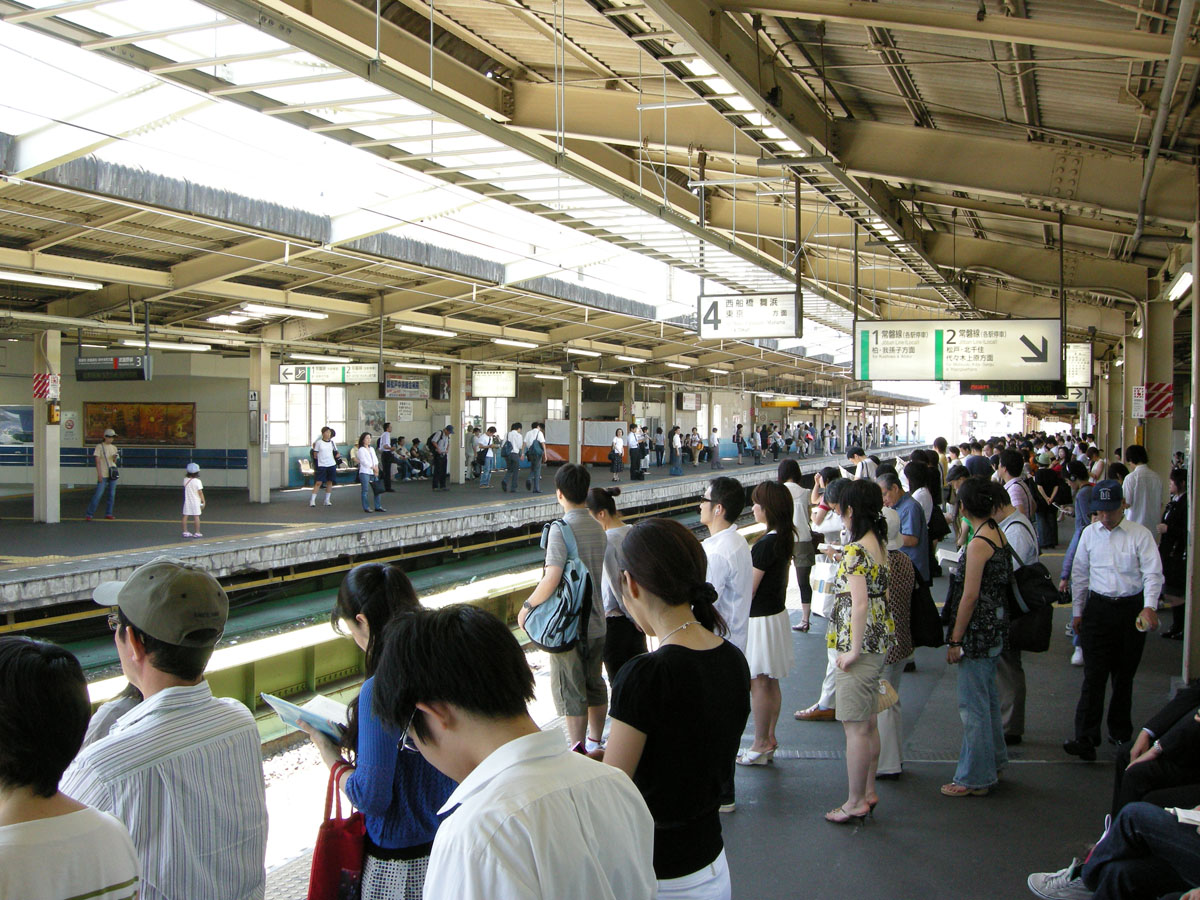 新松戸駅武蔵野線ホーム