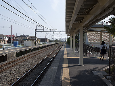 永田駅ホーム