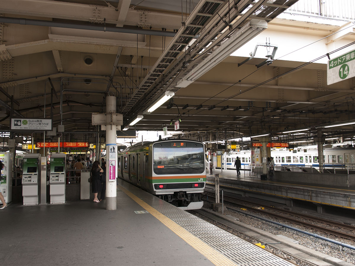 上野駅5・6番高架ホーム