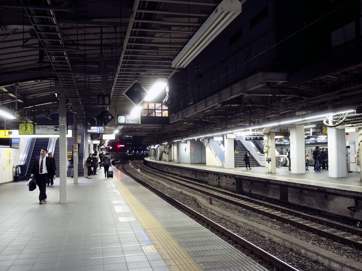 品川駅横須賀線ホーム