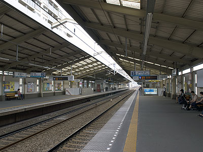 立会川駅ホーム