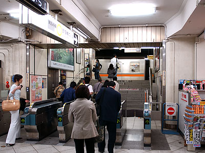銀座線渋谷駅入口改札