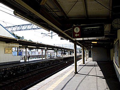 平野駅ホーム