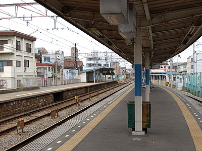 藤江駅ホーム