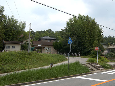 樫山駅駅前の風景
