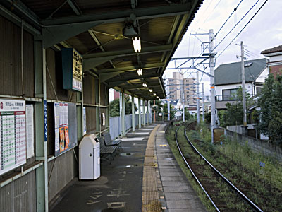 田中口駅ホーム