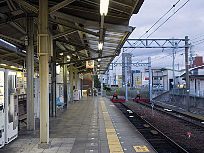 和歌山電鐵和歌山駅ホーム