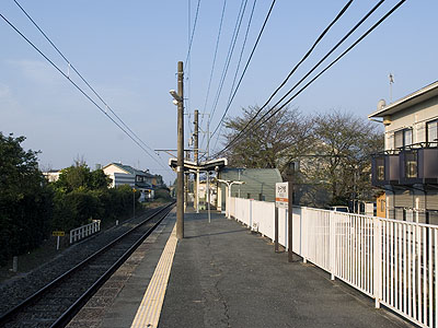 茶臼山駅ホーム