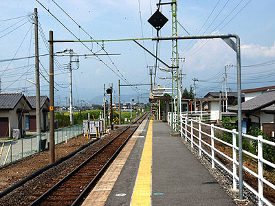 小井川駅ホーム