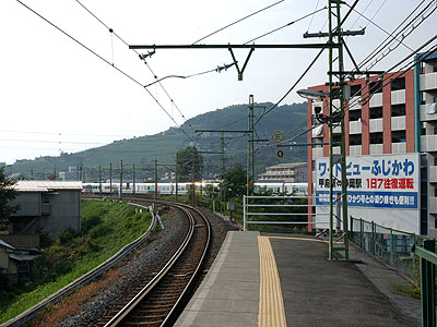 善光寺駅ホーム(1)